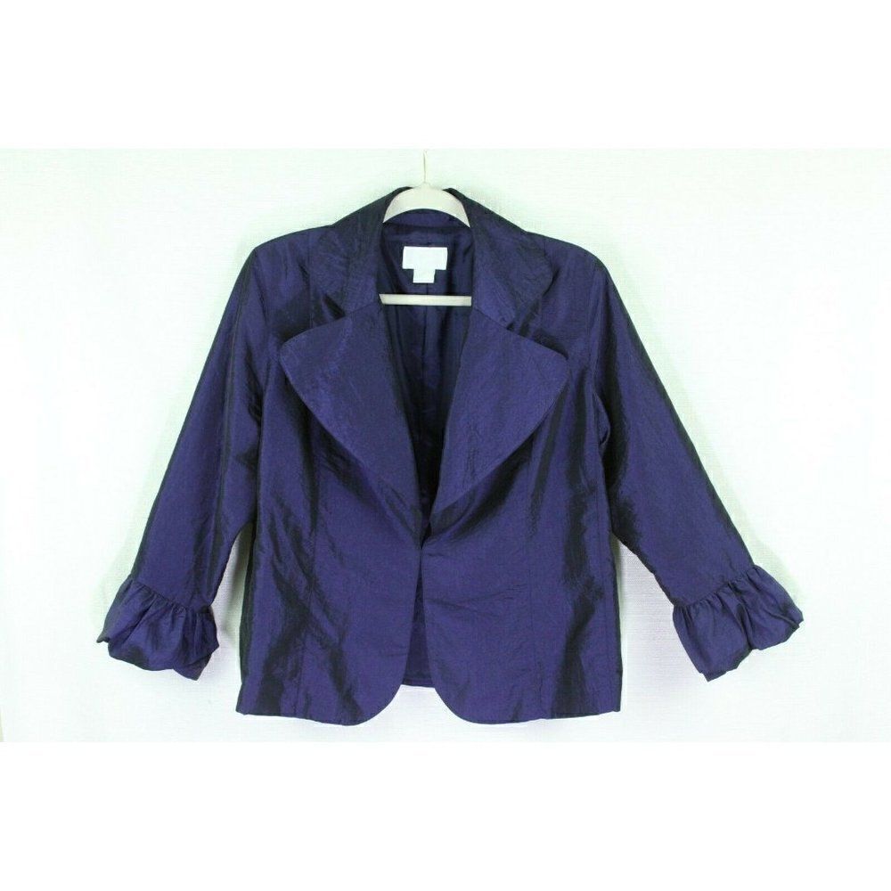Debra deRoo Blazer Evening Cocktail Purple Violet